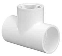 IPEX Ipex 402015 Pvc Schedule 40 Tee 1-1/2 in Slip X Fpt
