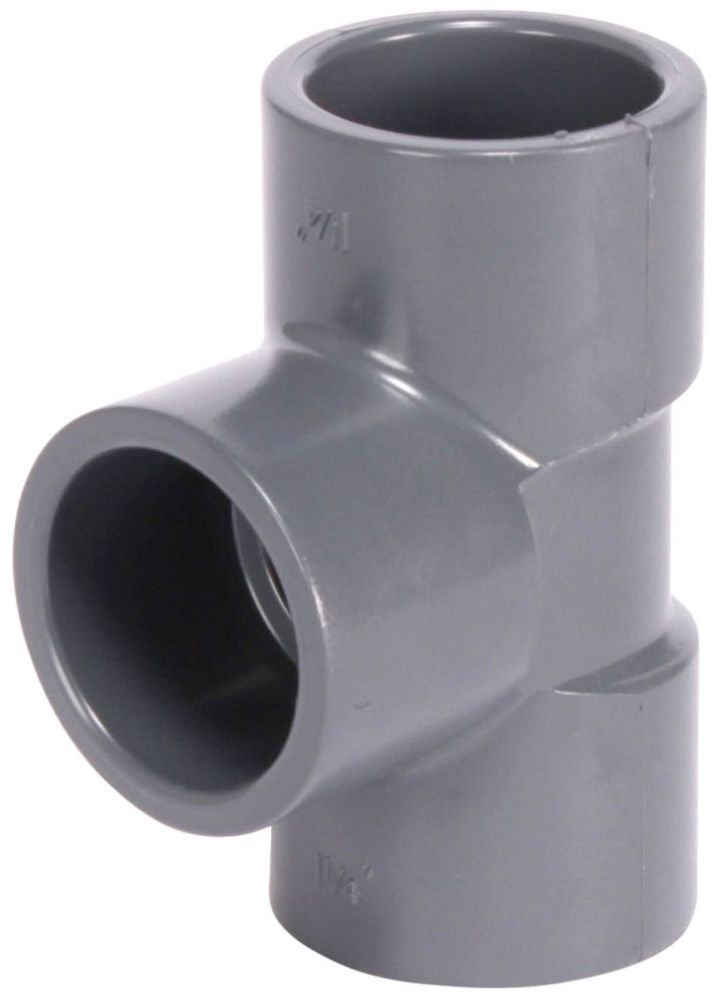 IPEX Ipex 801-015 Schedule 80 Pvc Tee 1-1/2 Inch