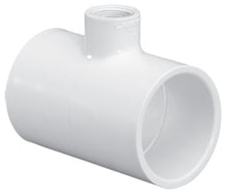 IPEX Ipex 401168 Pvc Sch 40 Reducing Tee 1-1/4 X 1 in