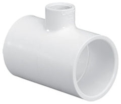 IPEX Ipex 401168 Pvc Sch 40 Reducing Tee 1-1/4 X 1 in