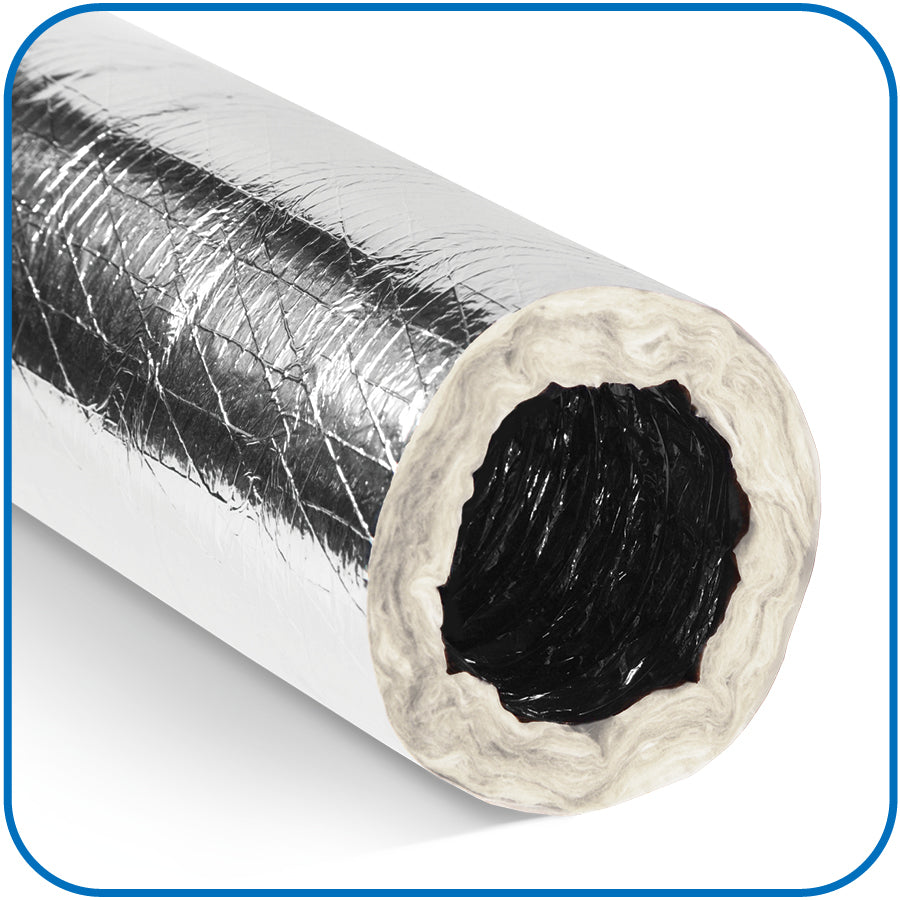 FLEXDUCT Flexduct 85SERIESBAG Flex Air Duct 7 in 25 Ft R8 Silver