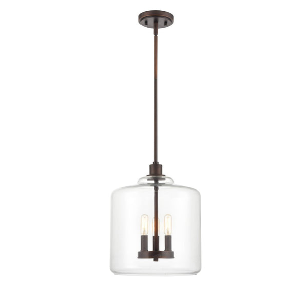 MILLENNI Millenni 6933-RBZ 3-light Pendant Rubbed Bronze