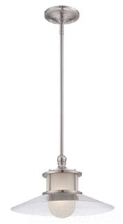 QUOIZEL Quoizel NA1514BN New England Mini Pendant Light Brushed Nickel