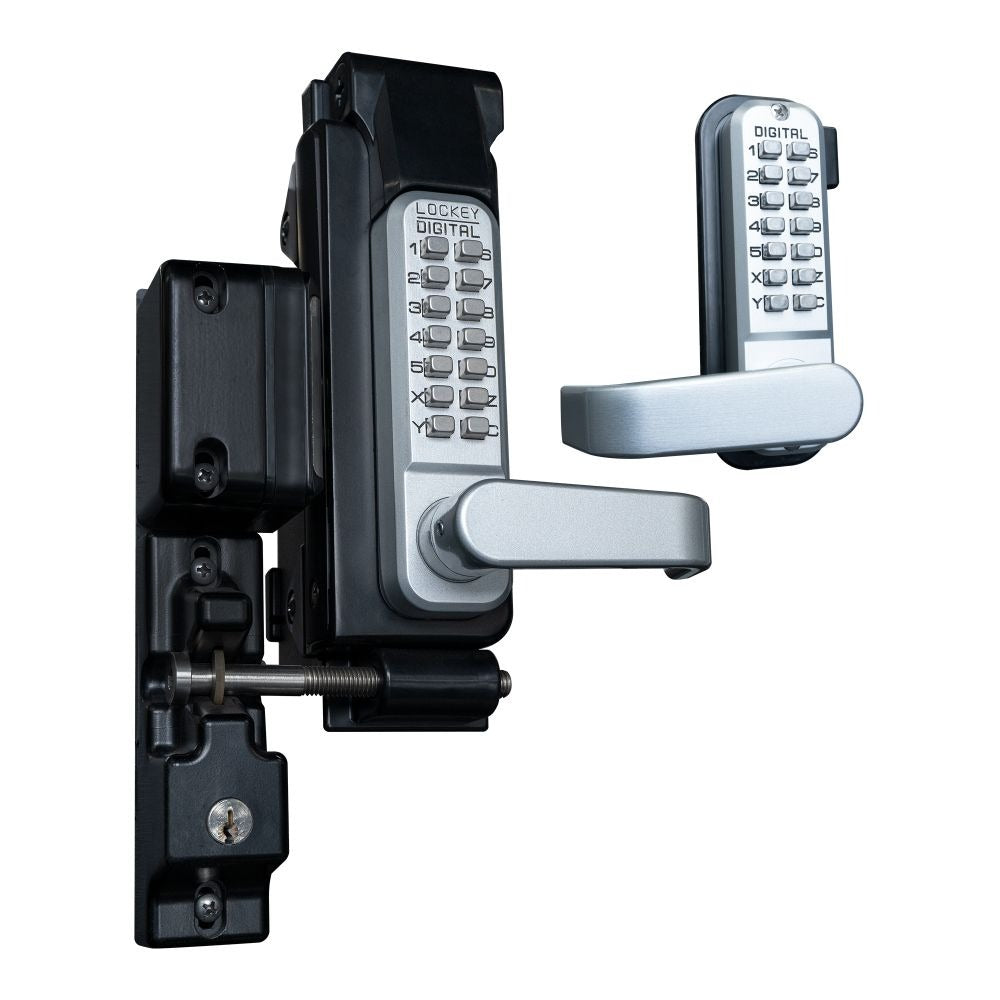 LOCKEY Lockey GL2SCMGDC Sumo Surface Mount Gate Lock Satin Chrome