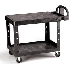 RUBBERMAID Rubbermaid FG452500BLA Utility Cart Plastic Black