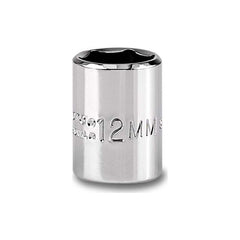 PROTO Proto J4712M 12mm 6-point 1/4 Drive Hand Socket