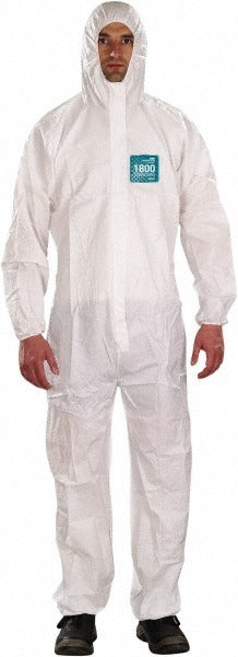 ANSELL Ansell WH18-B92-111-03 Coverall Medium White 25 Pack