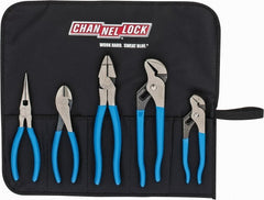 CHANNELLOCK Channellock TR-5 Plier Set 5 Piece with Tool Roll