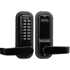 LOCKEY Lockey 2835JBMG Keyless Lever Lock Jet Black Marine Grade