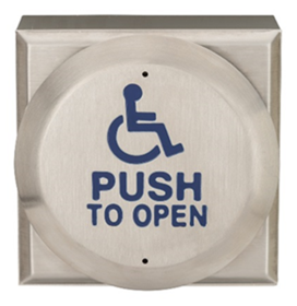 ASSA ABLOY Locknetics PPH-100-AL Push Plate w/Aluminum Box SPDT