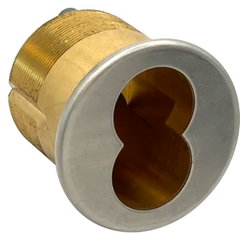 CORBIN RUSSWIN Corbin Russwin CR8000-606-L4 LFIC Large Format IC Core L4 Keyway 6-Pin 0-Bit 606/US4 Satin Brass
