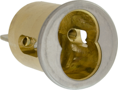 YALE Accentra 1212 26D Yale Rim Cylinder Housing Only Less Core 6 Pin Satin Chrome