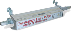 PRECISION HARDWARE Precision Hardware A101-002-628 Arm-A-Dor Rim Exit Device W/ Alarm - Automatic Relock - For 3 feet to 4 feet Door Widths