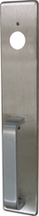 PRECISION HARDWARE Precision Hardware 1703A-630 Nightlatch Trim Pull Handle x Plate Less Rim Cylinder for Rim and Vertical Rod Exit Devices