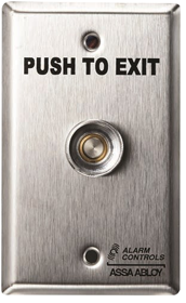 ALARM CONTROLS Alarm Controls TS-16 Request to Exit Station with Pneumatic Timer 1/4in Push Button