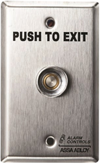 ALARM CONTROLS Alarm Controls TS-16 Request to Exit Station with Pneumatic Timer 1/4in Push Button