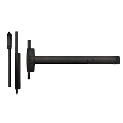 DETEX Detex 20-693-36X84 Advantex Wide Stile Surface Vertical Rod Exit Only Device No Trim Hex Dogging 36in x 84in