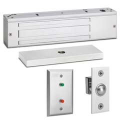 SECURITY DOOR CONTROLS Security Door Controls E600 Value Single Magnetic Lock 600lbs Door Position Status Bond Alert Status LED Visual Indicator 12/24VDC