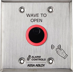 ALARM CONTROLS Alarm Controls NTB-2 Wave-to-Open Sensor, Battery Operated, No Touch Sensor, Double-Gang Wall Plate