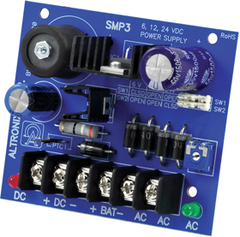 ALTRONIX Altronix SMP3 Power Supply Charger Single Output 6/12/24VDC at 2.5A 24/28VAC Board