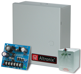 ALTRONIX Altronix SMP3ET Power Supply Charger with TP1640, Single Output, 6/12VDC at 2.5A, BC100 Enclosure