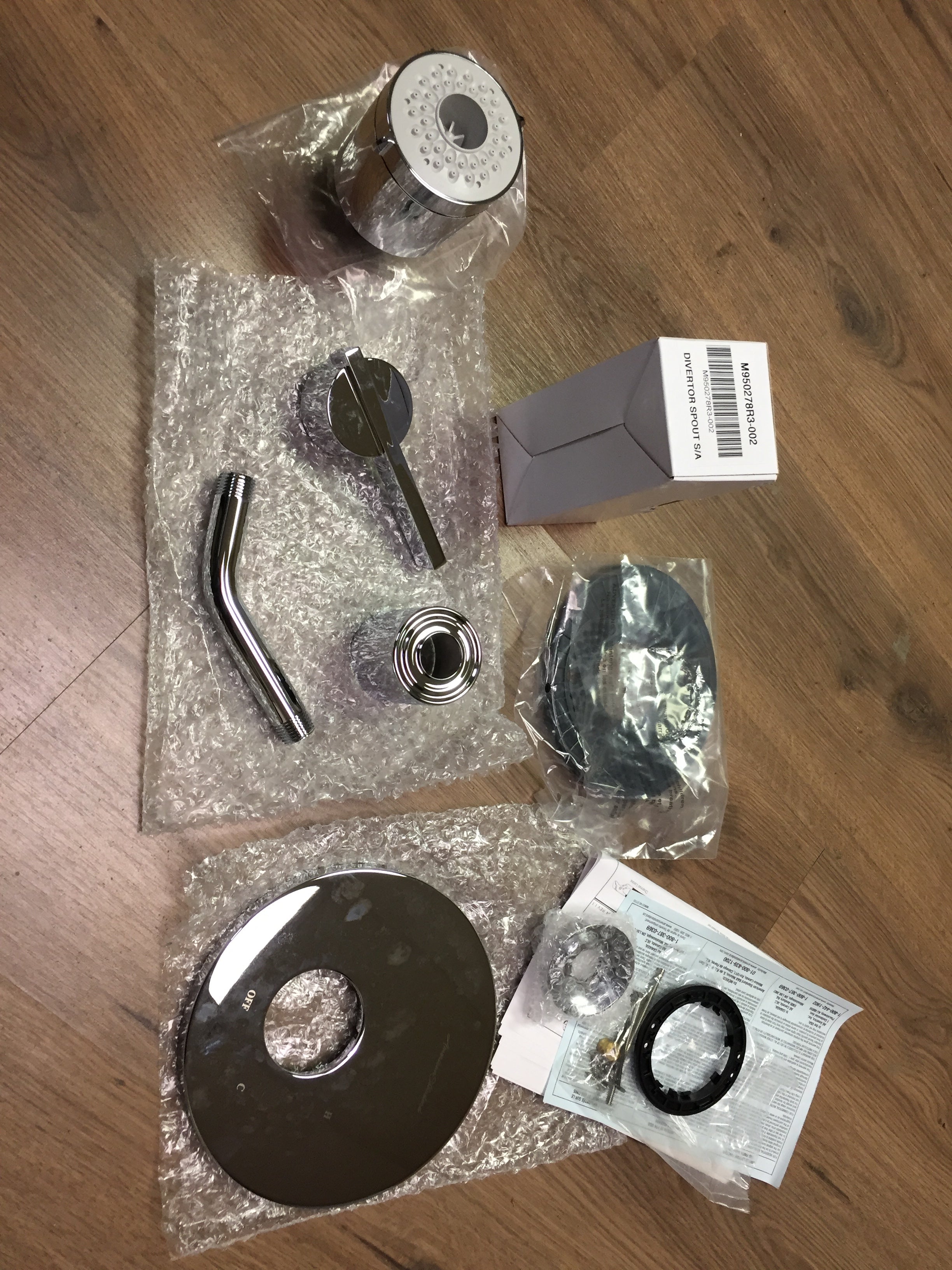 AMERICAN STANDARD T430508.002 SHOWER HEADS