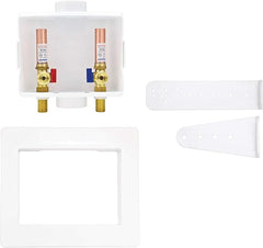 EASTMAN Eastman 60253 Sweat Center Drain Washing Machine Outlet Box with Hammer Arrestors 1/2 in. Sweat