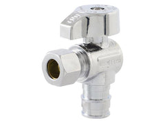 EASTMAN Eastman 10724LF SpeedFlex Quarter-Turn Expansion PEX Angle Stop Valve 3/8 inch OD x 1/2 inch PEX