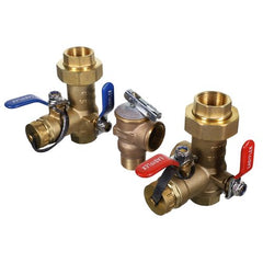 DIVERSITECH Diversitech EFLF-ISV-HCTP tankless water heater hot & cold isolation valve set with pressure relief valve 3/4in FIP