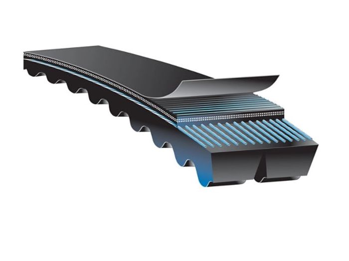 GATES Gates 3/BX136 Tri-Power PowerBand V-Belt BX Section 3 Band 139.60 in Cogged 38 Angle
