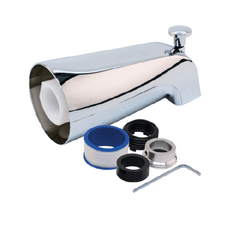 EASTMAN Eastman 15067 CHR Fit-All Tub Spout Diverter 5-1/8 inch spout