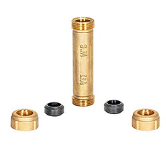 EASTMAN Eastman 20541LF Long Pattern Compression Coupling 3/8 Inch IPS x 1/2 Inch CTS