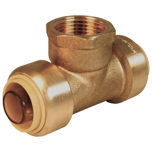 LEGEND VALVE Legend Valve 456-160NL 1/2 in Push Fit x FNPT Tee