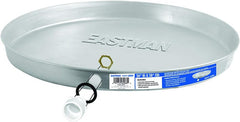 EASTMAN Eastman 60089 aluminum water heater drain pan with PVC fittings 26 inch ID x 28 inch OD compression