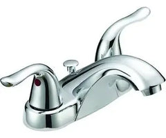 EASTMAN Eastman 10190 Manual Bathroom Faucet 4 inch Mount, 2 Hole