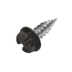 MALCO Malco HW6X3/8ZRBG #6 3/8 inch Length 1/4 inch Head Size Slotted Hex Head Sheet Metal Screws 100 Pack