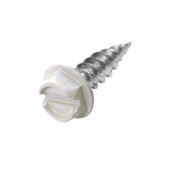 MALCO Malco HW6X3/8ZWG No. 6 3/8 inch length slotted hex head sheet metal screws 100 pack