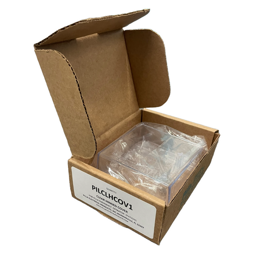 PILLA ELECTRICAL Pilla Electrical PILLA-PILCLHCOV1 One Clear Hinged Cover Fits All One Device/Push Button Model Series and One-Two Device/Power Control Series, Provision for Padlock/Seal