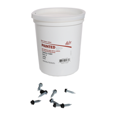 MALCO Malco HW8X3/4ZBT Zip-in self-piercing sheet metal screws size 8 shank 3/4 inches length 1/4 inches slotted hex head tub of 1000