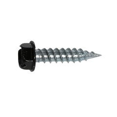 MALCO Malco HW8X3/4ZBT Zip-in self-piercing sheet metal screws size 8 shank 3/4 inches length 1/4 inches slotted hex head tub of 1000