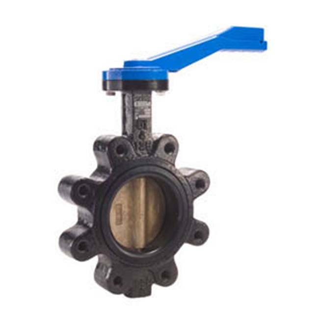 LEGEND VALVE Legend Valve 116-605 T-365AB Butterfly Valve with EPDM Seals & 10 Position Handle 5 inch Lug