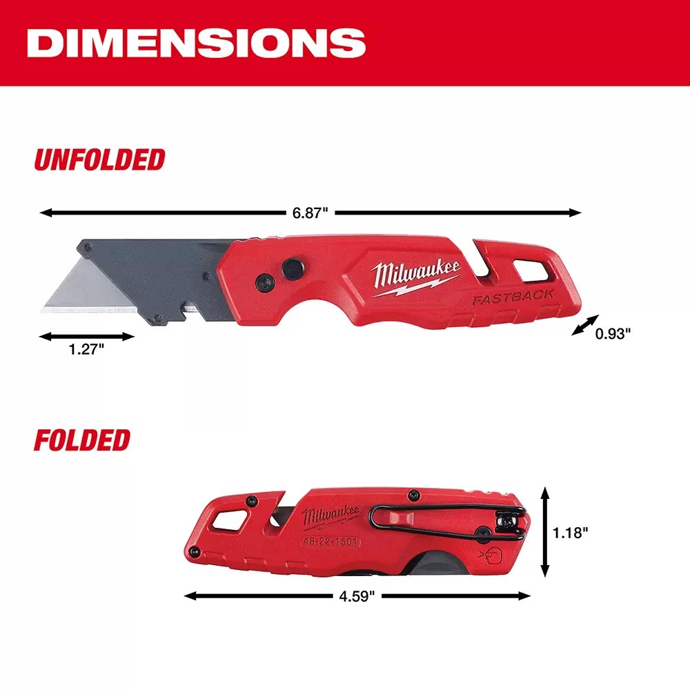 MILWAUKEE Milwaukee 48-22-1501 Folding Utility Knife