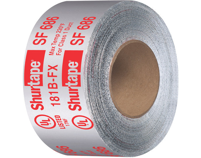 SHURTAPE Shurtape 183431 Printed Aluminum Foil Tape 2 inches x 100 feet