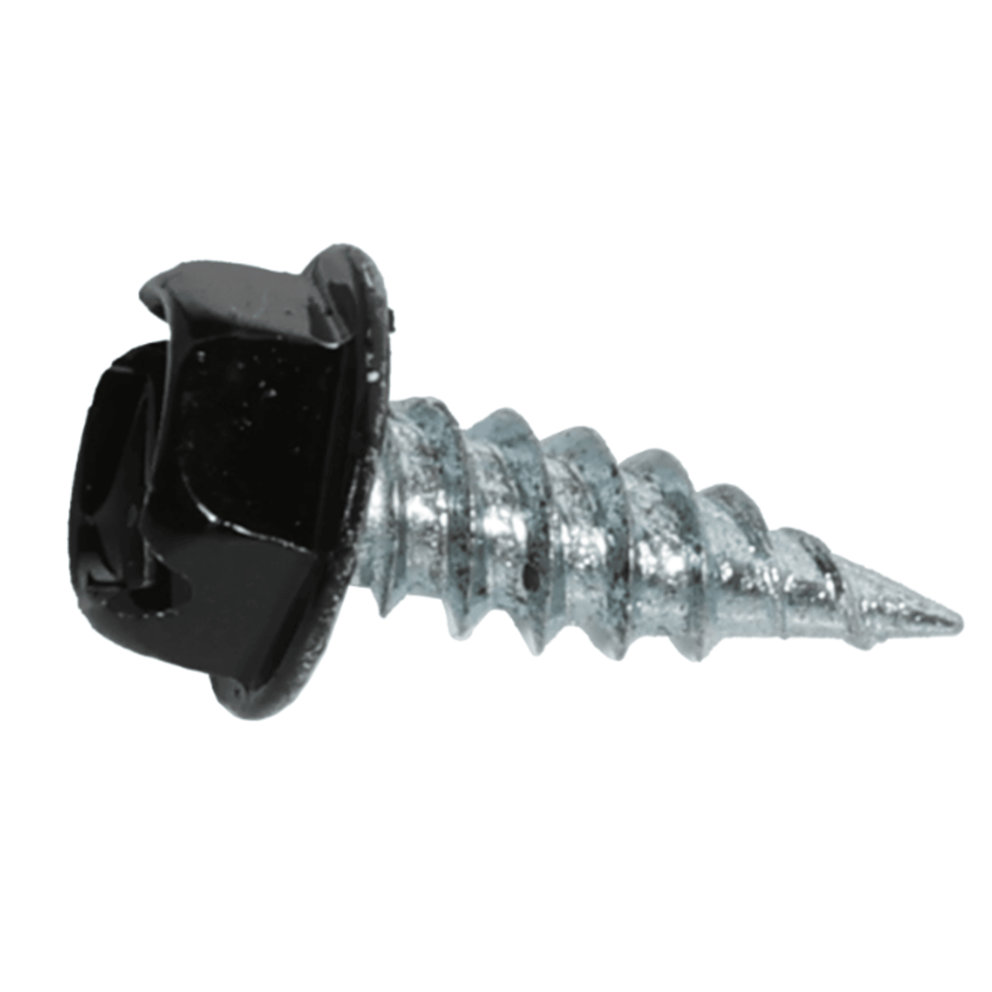 MALCO Malco HW7X1/2ZBG Slotted Hex Head Zip-in Self-Piercing Sheet Metal Screws 1/2 Inch Length 1/4 Inch Head Size 100 Pack