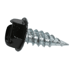 MALCO Malco HW7X1/2ZBG Slotted Hex Head Zip-in Self-Piercing Sheet Metal Screws 1/2 Inch Length 1/4 Inch Head Size 100 Pack