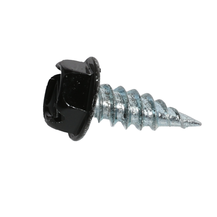 MALCO Malco HW7X1/2ZBG Slotted Hex Head Zip-in Self-Piercing Sheet Metal Screws 1/2 Inch Length 1/4 Inch Head Size 100 Pack