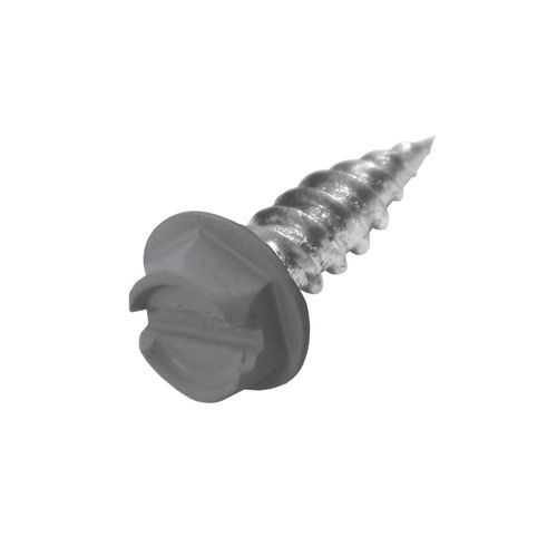 MALCO Malco HW6x3/8ZCLG Painted Slotted Hex Head Sheet Metal Screws 3/8 inch length 1/4 inch head size 100 pack