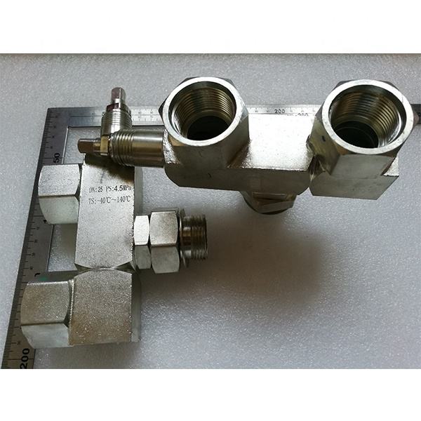 TRANE Trane VAL05955 Shut-Off, 3 Way Dual Valve 1.31-12 UNF-2B