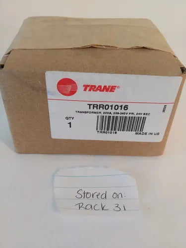 TRANE Trane TRR01016 transformer 20va 208-240v pri, 24v sec