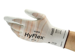 ANSELL Ansell 11812080 HyFlex Gauge 18 Foam Nitrile Palm Coated Work Gloves With Nylon Liner And Knit Wrist Size 8